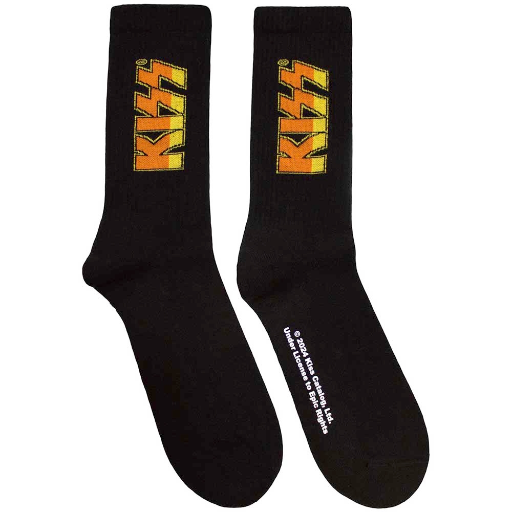 Kiss - Classic Logo Socks - Black